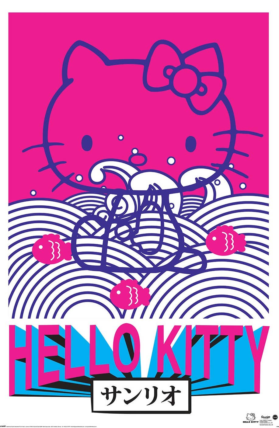 Kitty Tokyo 24X36: Indivifually Rolled & Labeled 55255