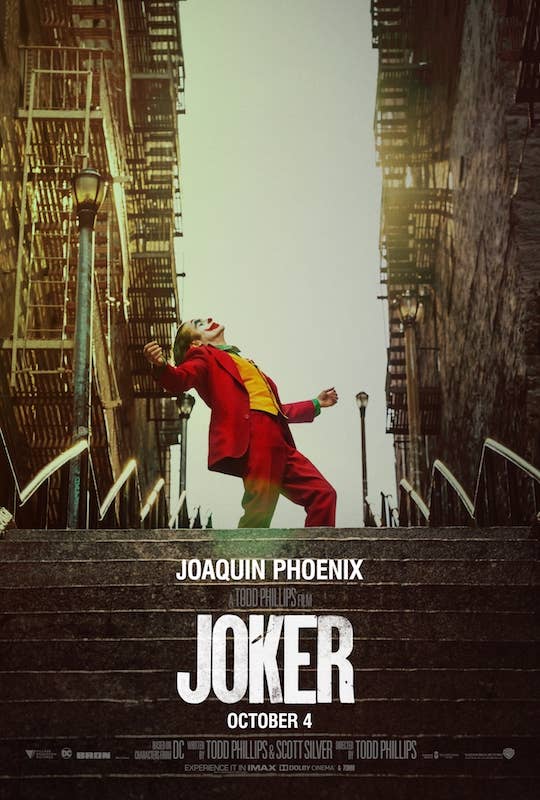 Joker Steps Joaquin Phoenix 2019 One Sheet Original Movie