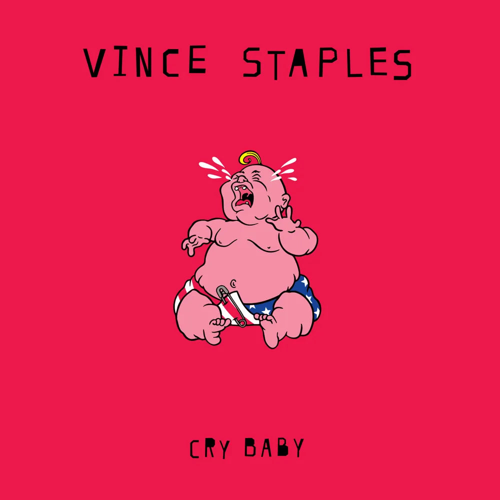 the album cover for Vince Staples - Cry Baby