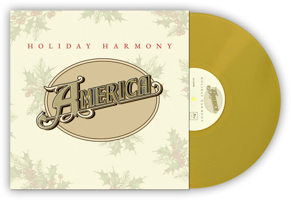 the album cover for America - Holiday Harmony