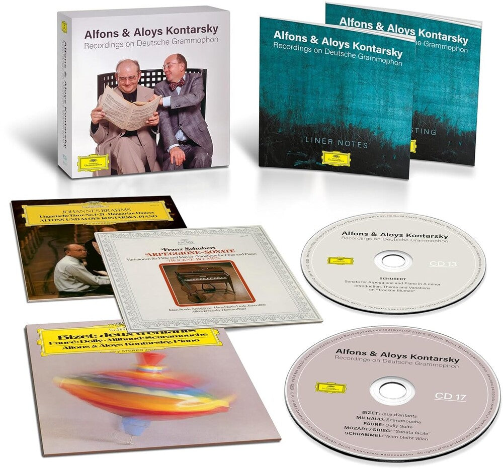 the album cover for Alfons Kontarsky & Aloys - Recordings On Deutsche Grammophon (Box)