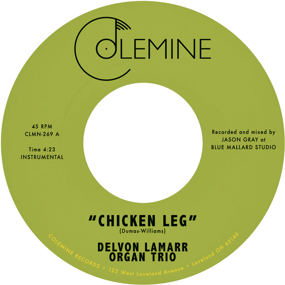 the album cover for Delvon Lamarr Lamarr Organ - Chicken Leg / If I Could