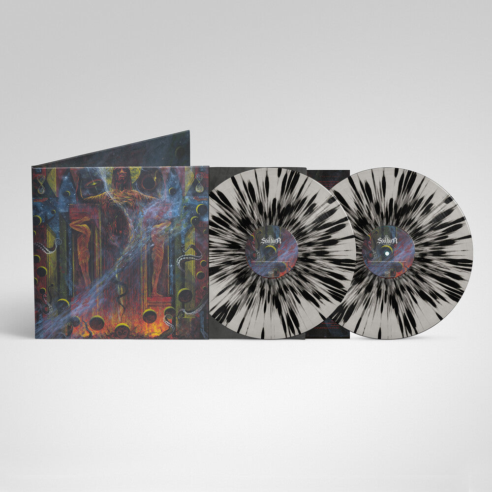the album cover for Soulburn - Quantifying Cosmic Doom - Grey Black