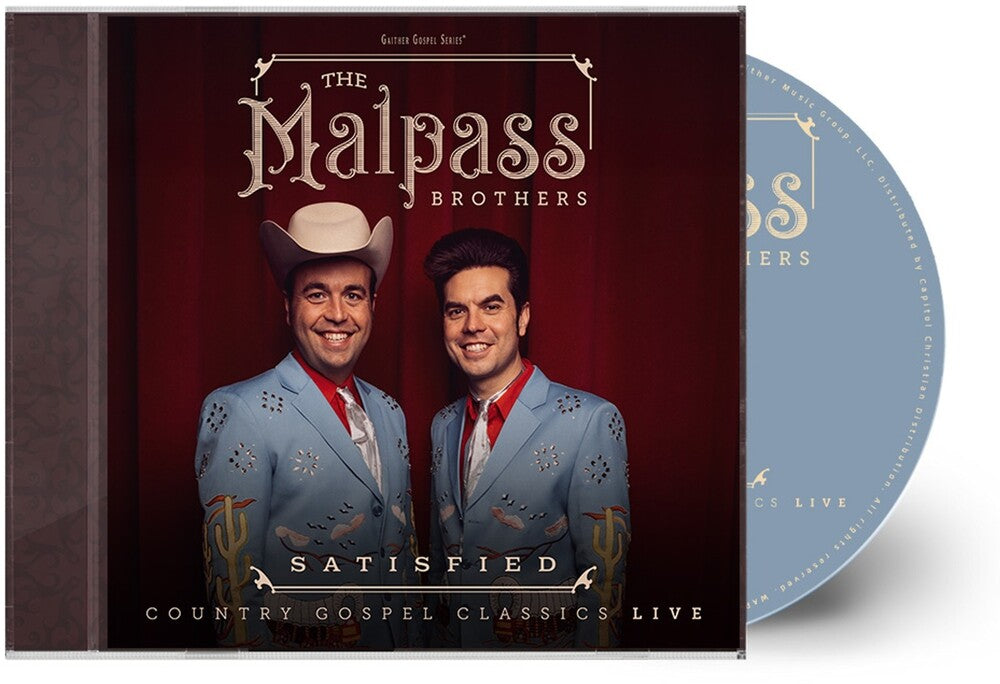 the album cover for Malpass Brothers - Satisfied: Country Gospel Classics Live