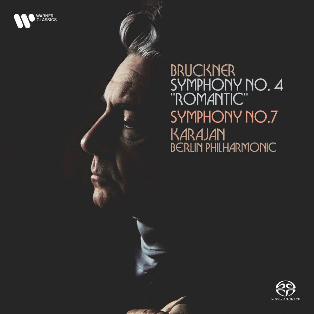 the album cover for Herbert Karajan Von - Bruckner: Syms 4 & 7 (Remastered - Hybrid Sacd)