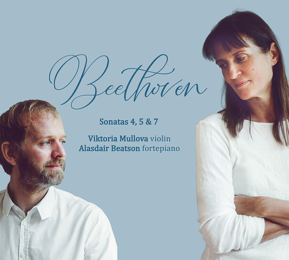 the album cover for Viktoria Mullova - Beethoven: Vn Sons 4 5 & 7