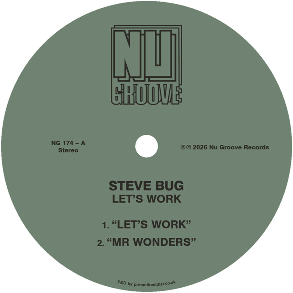 the album cover for Steve Bug - Let's Work