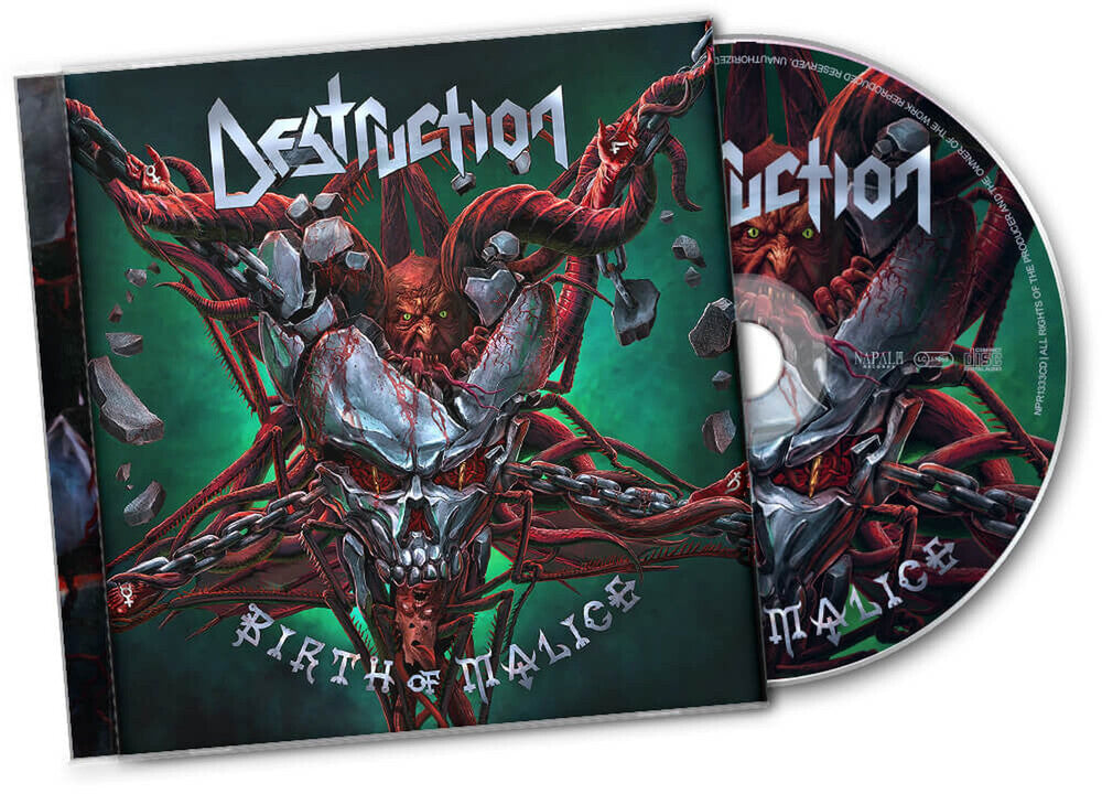 the album cover for Destruction - Birth Of Malice (Jewl)