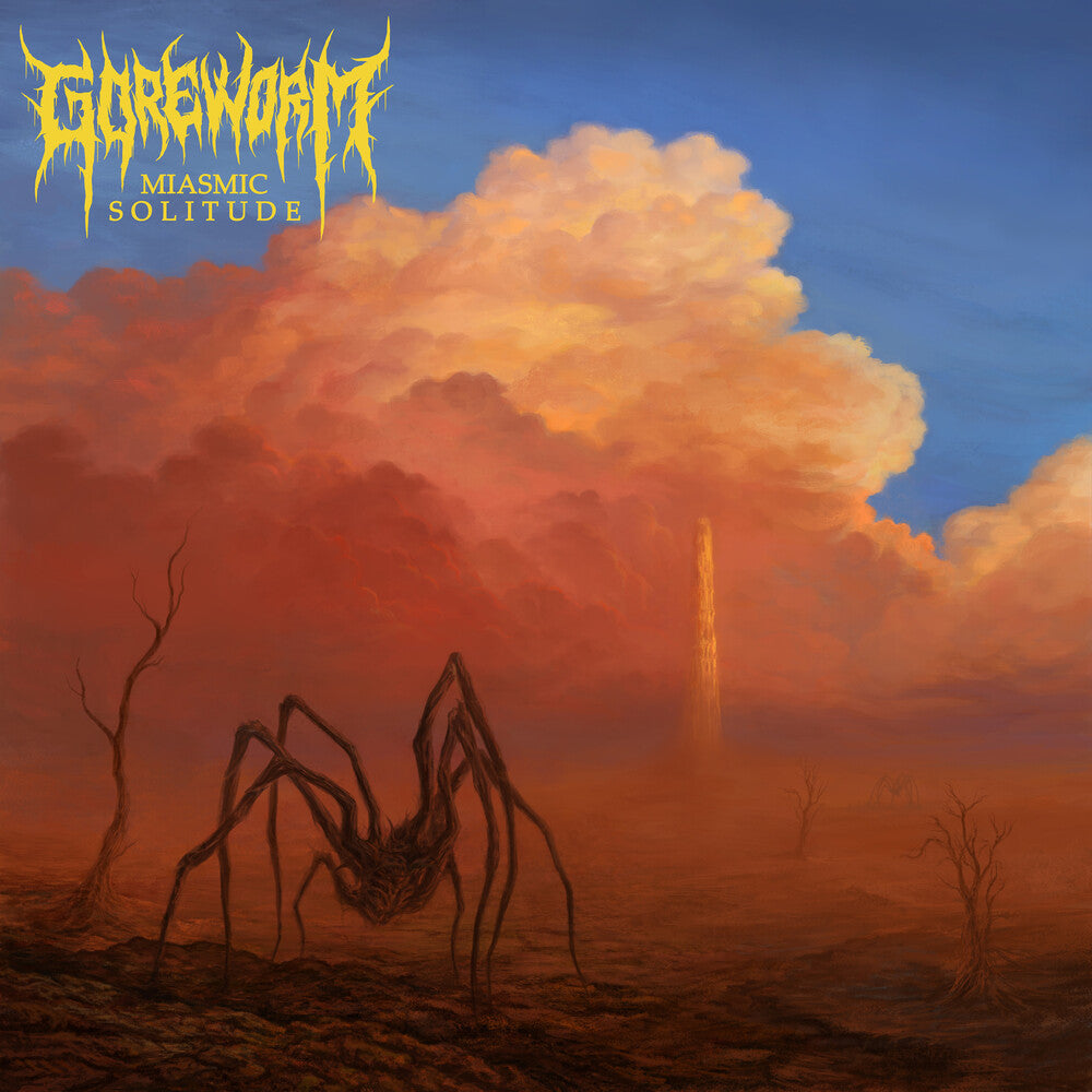 the album cover for Goreworm - Miasmic Solitude