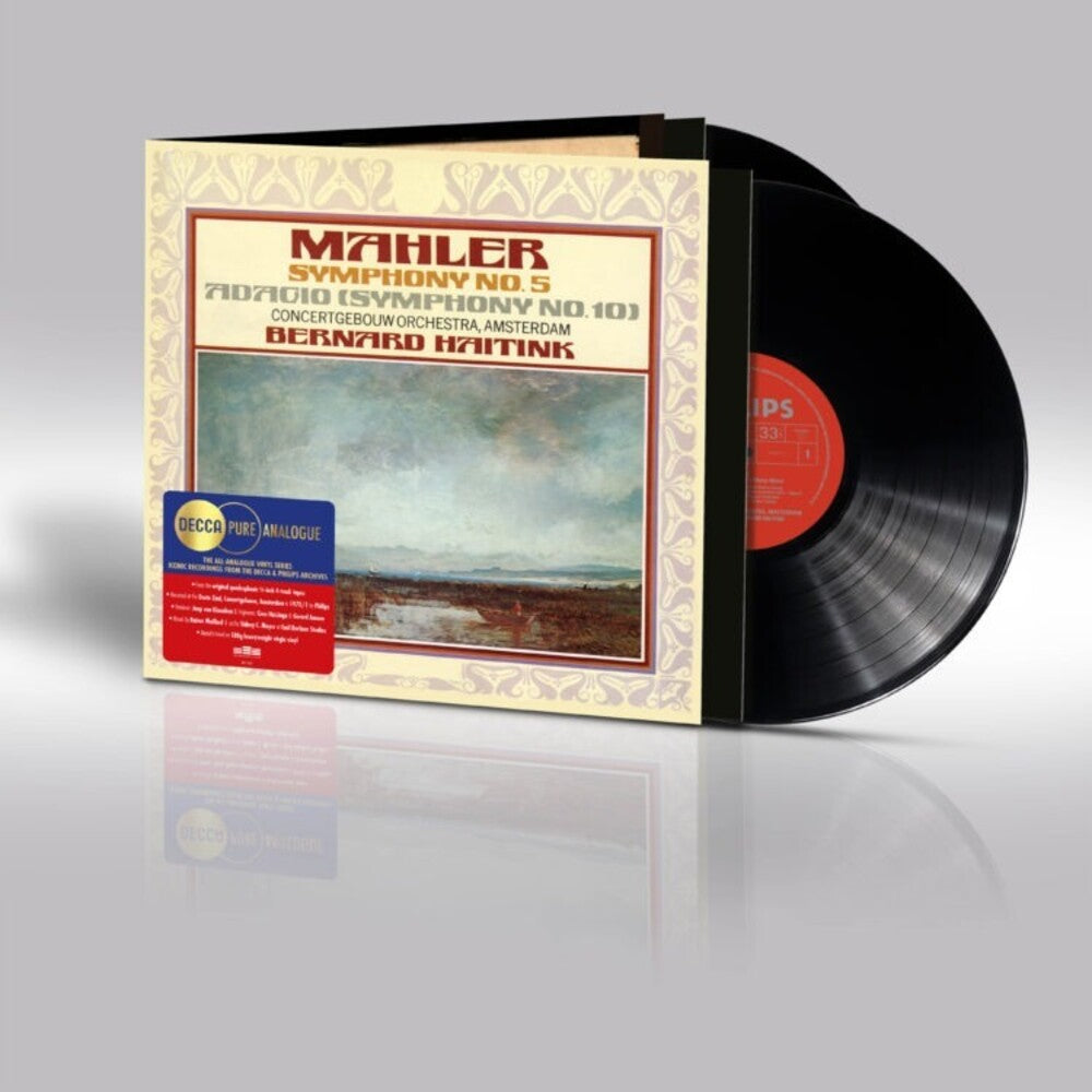 the album cover for Mahler / Bernard Haitink / Royal Concertgebouw - Mahler: Symphony 5 & 10 (Uk)