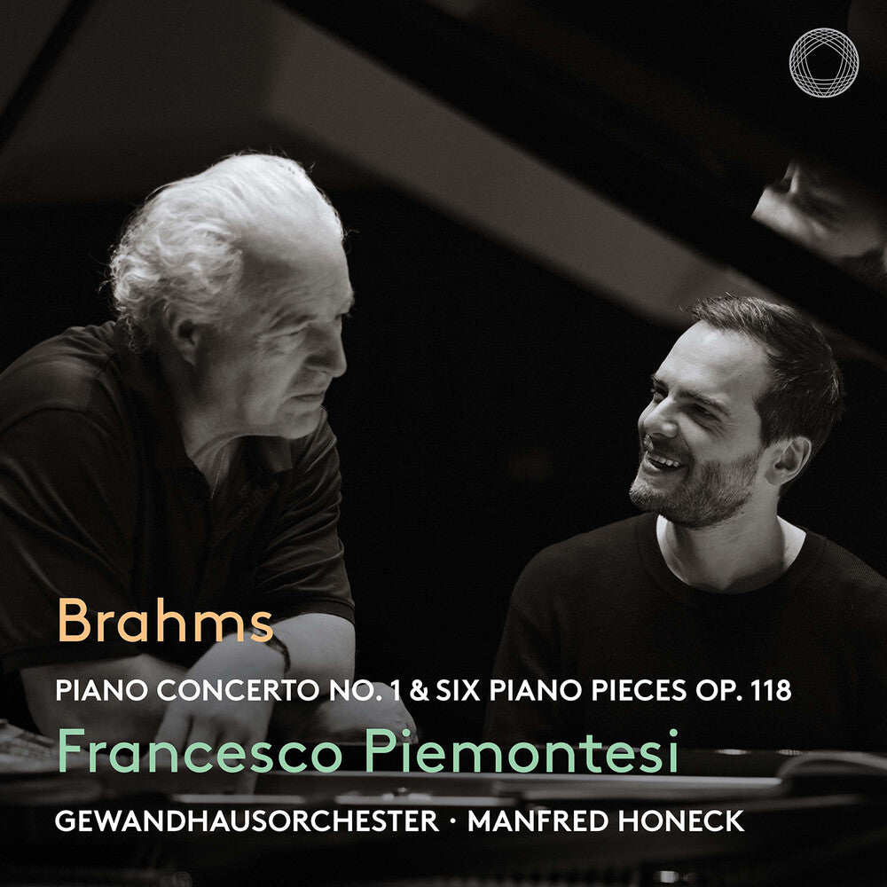 the album cover for Francesco Piemontesi - Brahms: Pno Con No. 1 & Six Pno Pieces Op. 118