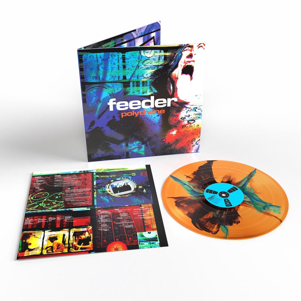 FEEDER Polythene LP レコード Feeder - Polythene - 30th Anniversary [Transparent Orange/Black