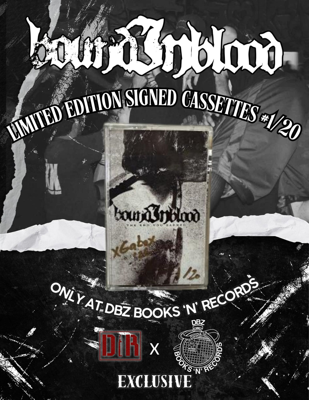Bound in Blood : The End You Earned Limited Edition Signed # to 20 Cassette