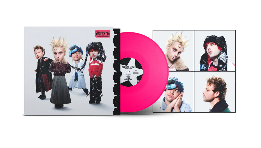 EVERYONE'S A STAR! (NEON PINK GLITTER VINYL) Artist: 5 SECONDS OF