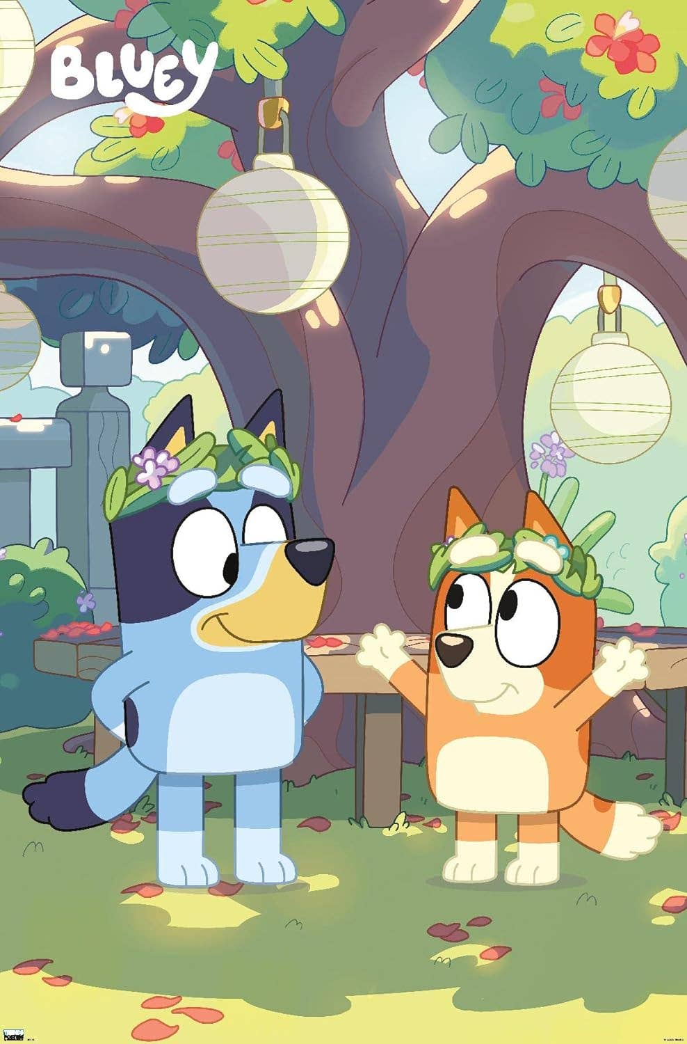 Bluey Duo...Anime TV Poster Size 24X36: Individually Rolled & Labeled 55156