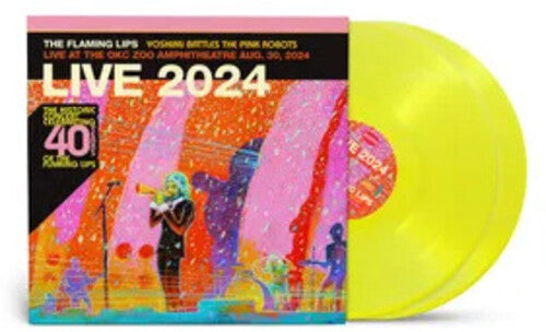 The Flaming Lips : Yoshimi Battles The Pink Robots: Live At The Zoo Amphitheatre, Oklahoma City, August 30, 2024 (RSD Exclusive, Colored Vinyl, Yellow)