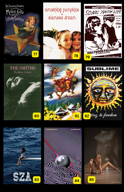 Music Posters ( In-Store ONLY ) $10 EACH