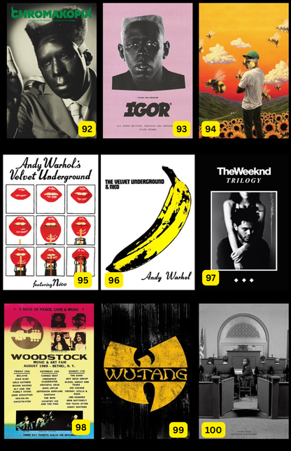 Music Posters ( In-Store ONLY ) $10 EACH