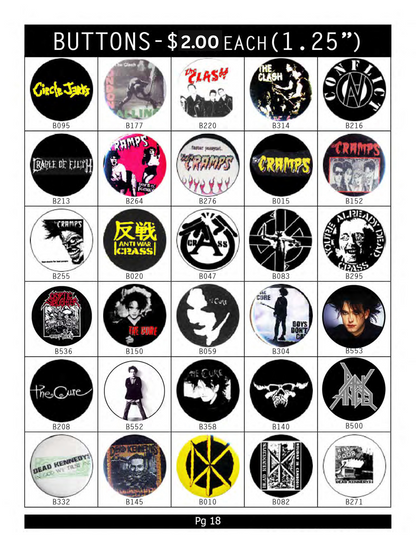 Buttons ( In-Store ONLY ) $2 EACH