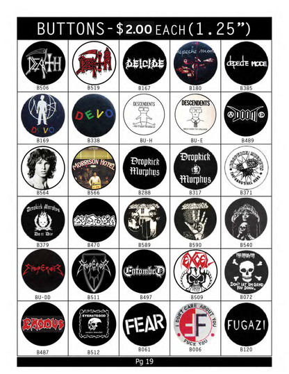 Buttons ( In-Store ONLY ) $2 EACH