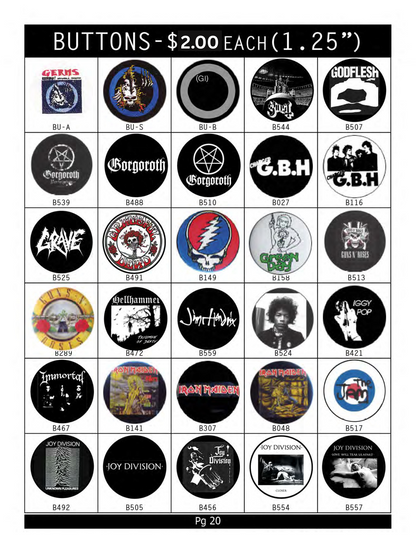 Buttons ( In-Store ONLY ) $2 EACH
