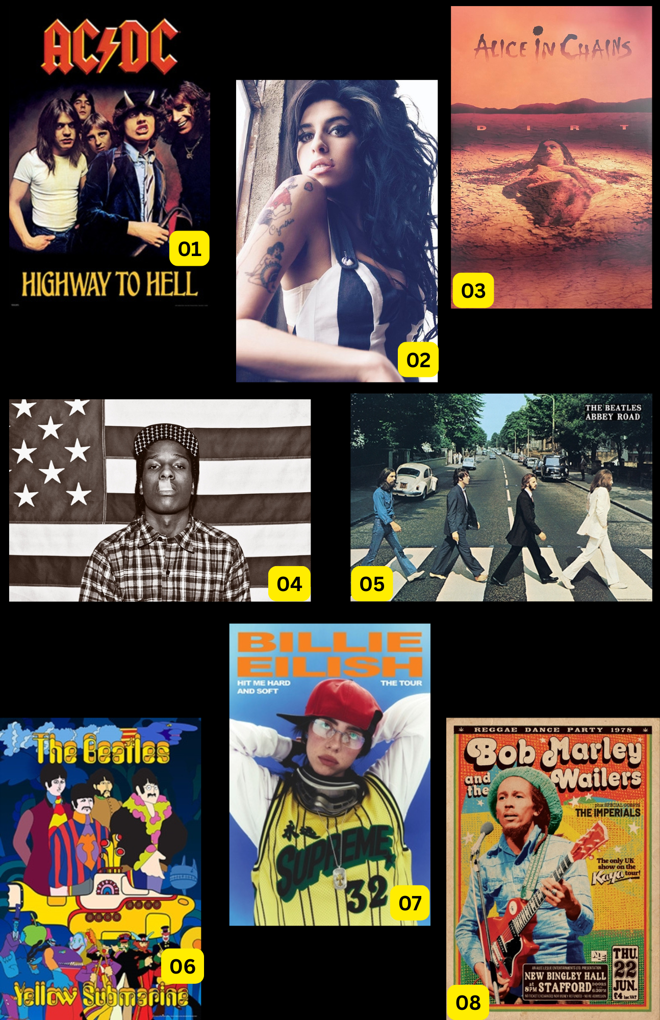 Music Posters ( In-Store ONLY ) $10 EACH