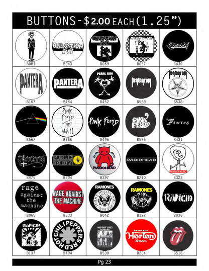 Buttons ( In-Store ONLY ) $2 EACH