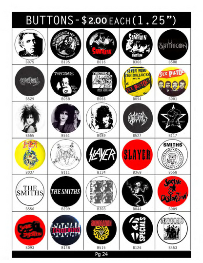 Buttons ( In-Store ONLY ) $2 EACH