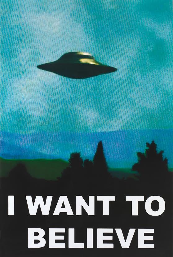 I Want To Believe 24X36: Indivifually Rolled 55128