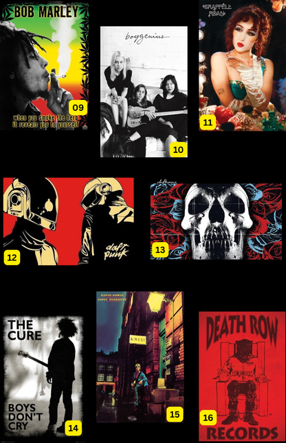 Music Posters ( In-Store ONLY ) $10 EACH