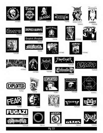 Cloth Patches ( In-Store ONLY ) $3 EACH