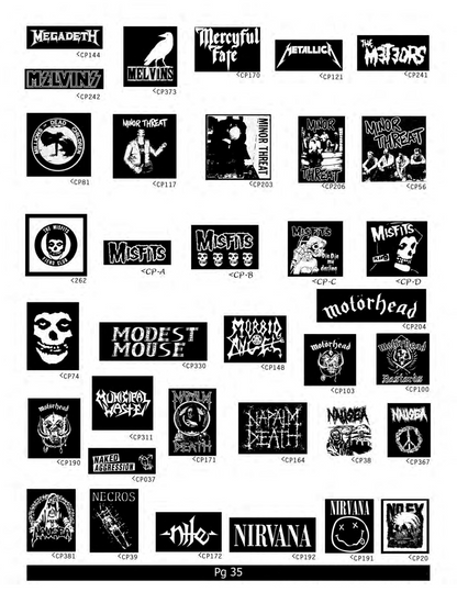 Cloth Patches ( In-Store ONLY ) $3 EACH