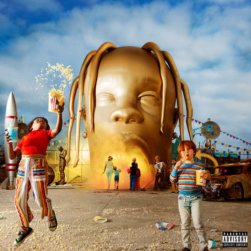 the album cover for Travis Scott - Astroworld