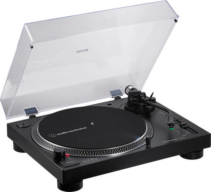 Audio Technica AT-LP120XBT-USB-BK Bluetooth Wireless USB Turntable - Direct Drive - Manual (Black)