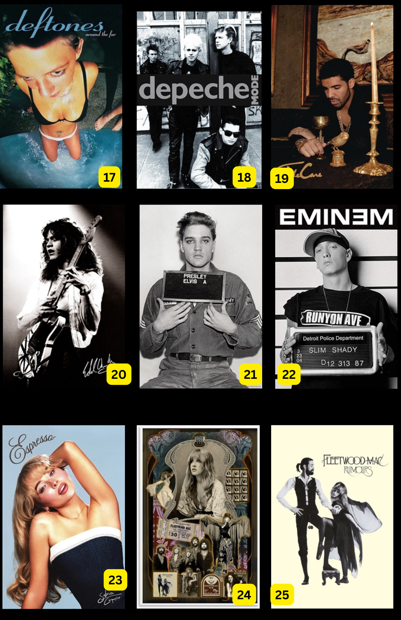 Music Posters ( In-Store ONLY ) $10 EACH