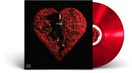 the album cover for Conan Gray - SUPERACHE [Ruby Red LP]