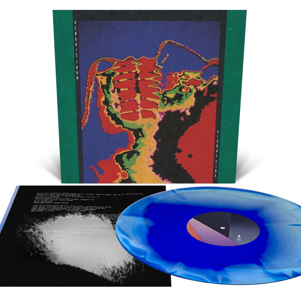 the album cover for Genghis Tron - Signal Fire [Orchard Indie Exclusive Custom Merge]