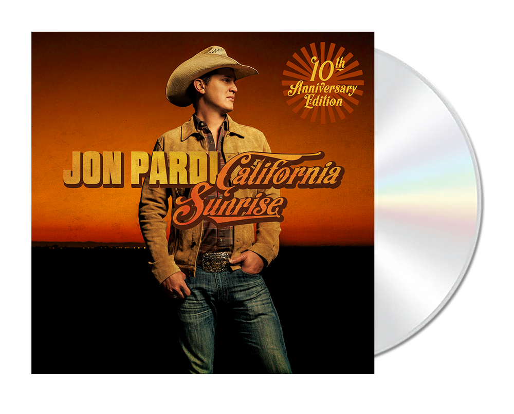 the album cover for Jon Pardi - California Sunrise - 10th Anniversary Edition