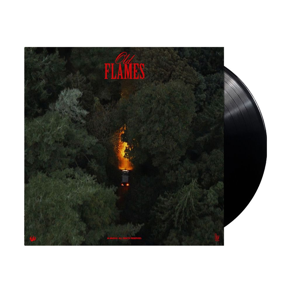 the album cover for La Roux - Old Flames [Black]