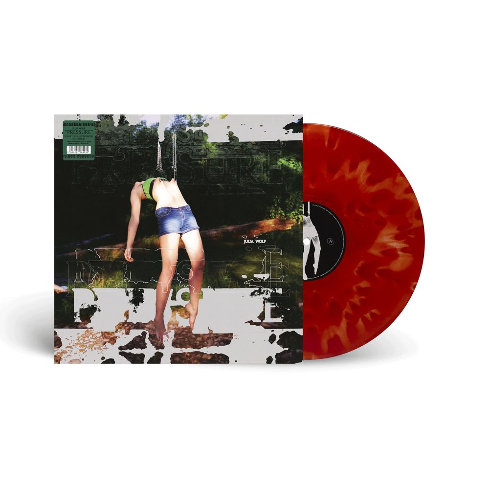 the album cover for Julia Wolf - Pressure [You've Lost A Lot Of Blood Red Edition]