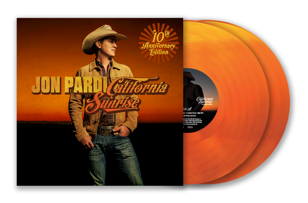 the album cover for Jon Pardi - California Sunrise - 10th Anniversary Edition [Sunrise]