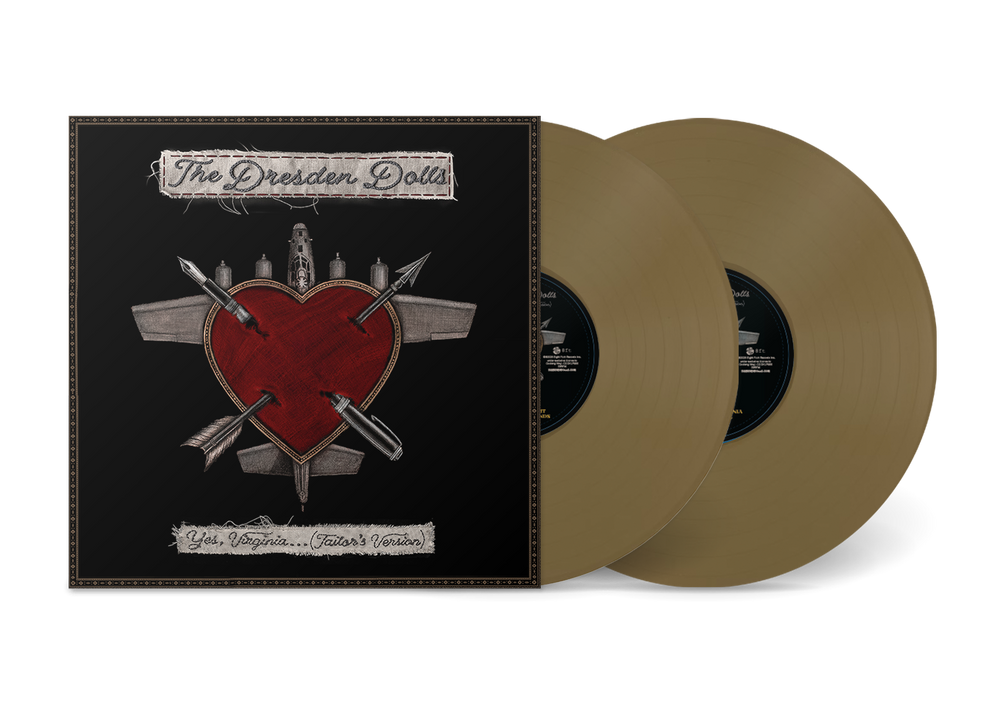 the album cover for Dresden Dolls - Yes Virginia (Tailor's Version) [Gold]