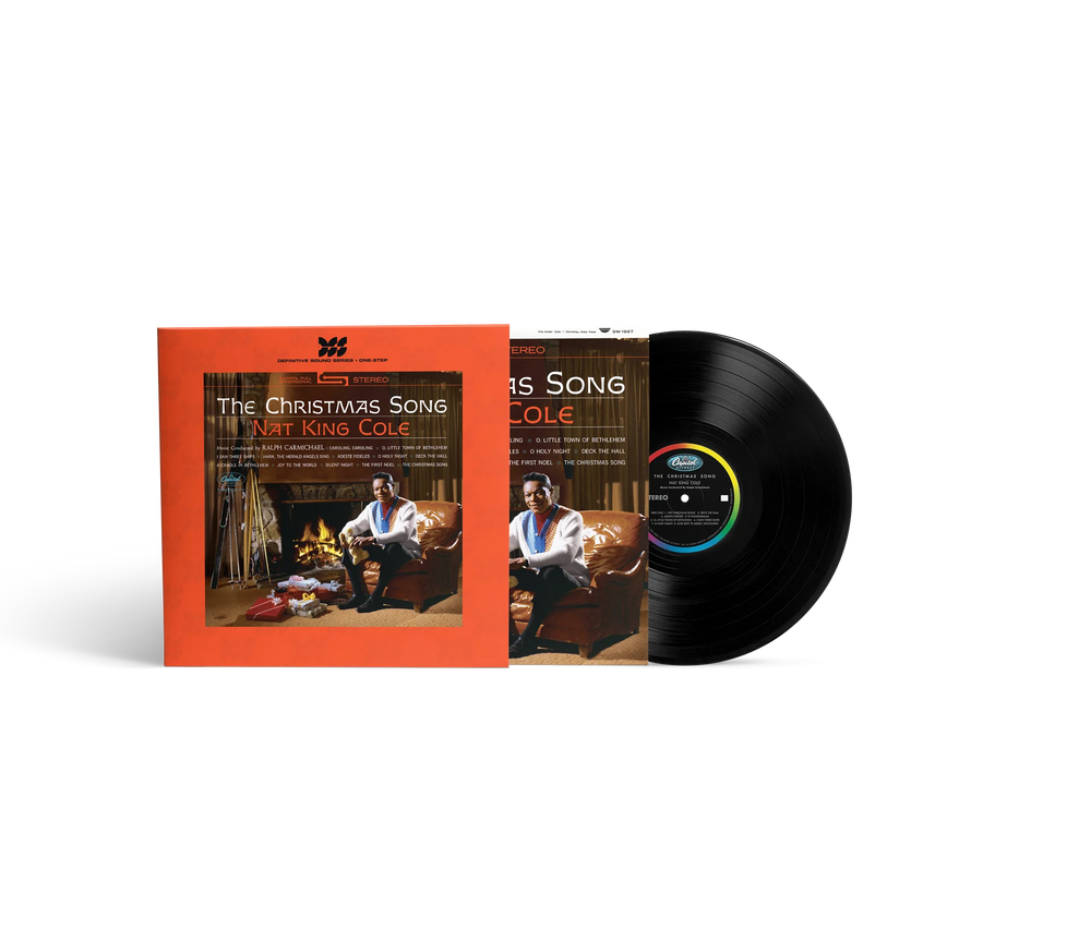the album cover for Nat King Cole - The Christmas Song (DSS One-Step Vinyl) [180g LP]