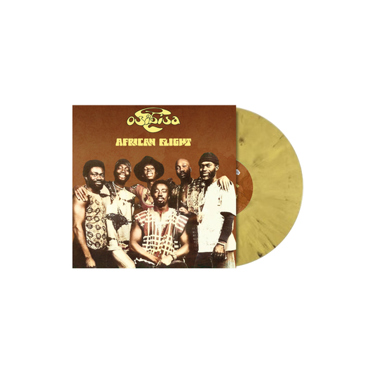 the album cover for Osibisa - African Flight [RSD Essentials Indie Exclusive Yellow Bumblebee 180g]