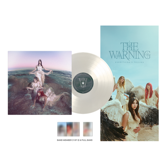the album cover for The Warning - Everything's Falling [Feather]