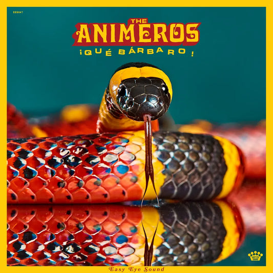 the album cover for The Animeros - Que Barbaro [Eco-friendly Orange Blend]