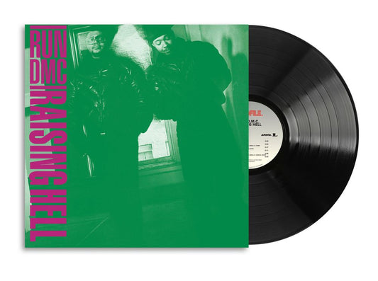 the album cover for Run-Dmc - Raising Hell