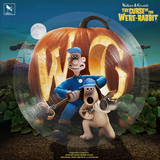 the album cover for Julian Nott, Rupert Gregson-Williams, James Michael Dooley, Lorne Balfe, & Alastair King - Wallace & Gromit: The Curse Of The Were-Rabbit - Original Motion Picture Soundtrack [Picture Disc]