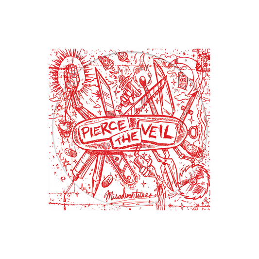 the album cover for Pierce The Veil - Misadventures - Picture Disc