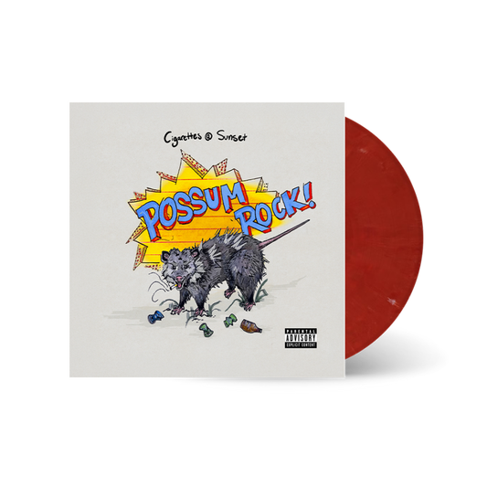 the album cover for Cigarettes @ Sunset - Possum Rock [Red]